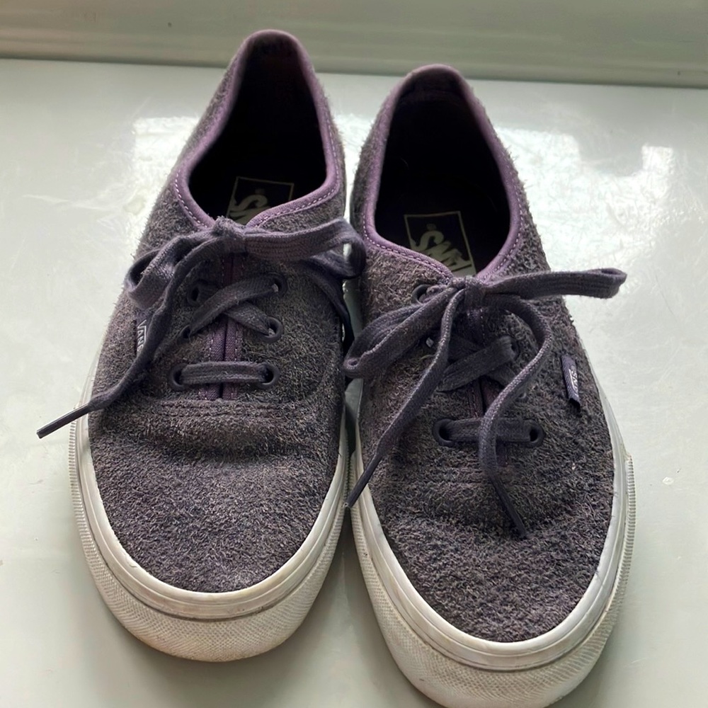 Lavender pig Suede vans skateboard shoes men’s 5 women’s 6.5 sneakers